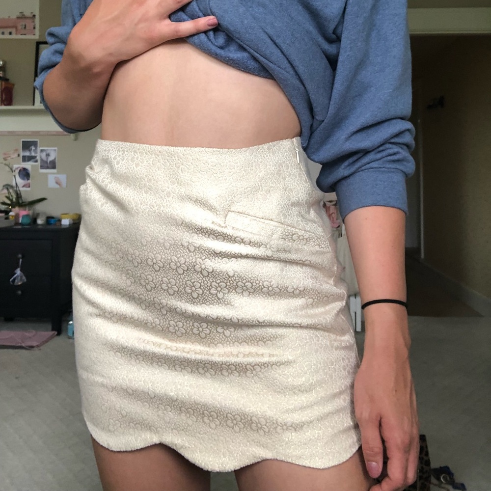Cooperative by Urban Outfitters Gold Jacquard Mini